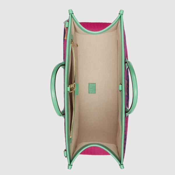 グッチ かごバッグ コピー オンライン限定 CAPRI ストライプ トートバッグ 663709 JFIEG 5661